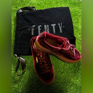 Puma women’s burgundy creepers